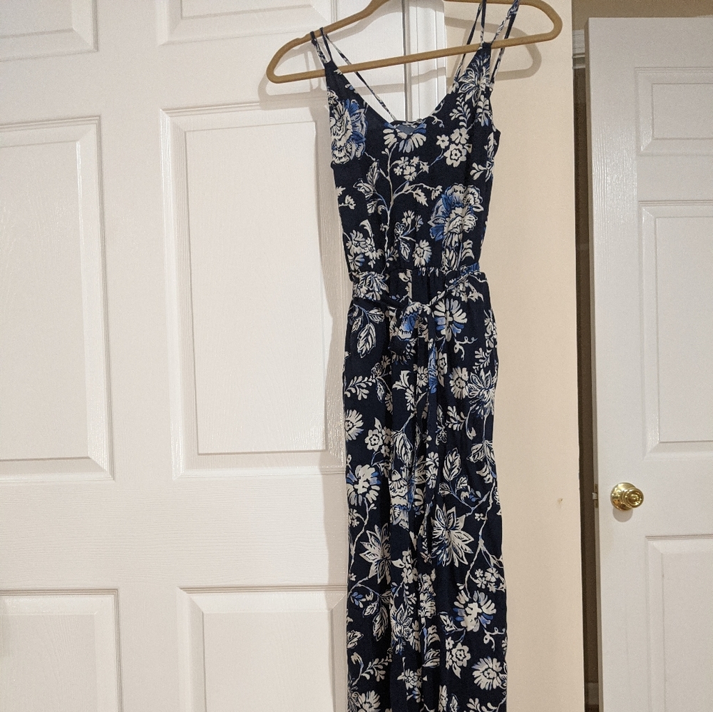 Summer floral jumpsuit